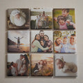9 Pack Custom Photo Magnets (Square)