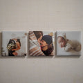 3 Pack Custom Photo Magnets (Square)